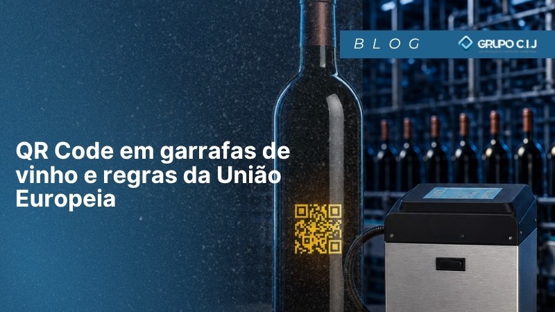 QR Code em rótulos e garrafas de vinho: como a codificação industrial apoia a adequação às regras da União Europeia