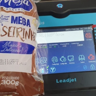 Impressão Industrial Inkjet para Indústria de Pães e Cereais - Grupo CIJ em Foz do Iguaçu - PR