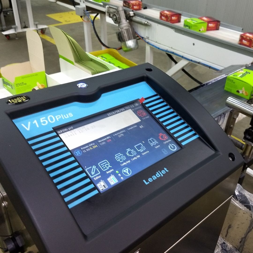 Impressora Industrial Jato de Tinta Contínuo V150 Plus