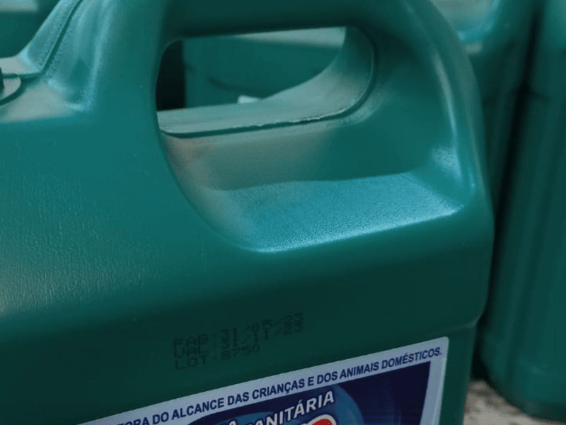 Datador Industrial Inkjet para Indústria de Produtos de Limpeza (Domissanitários)